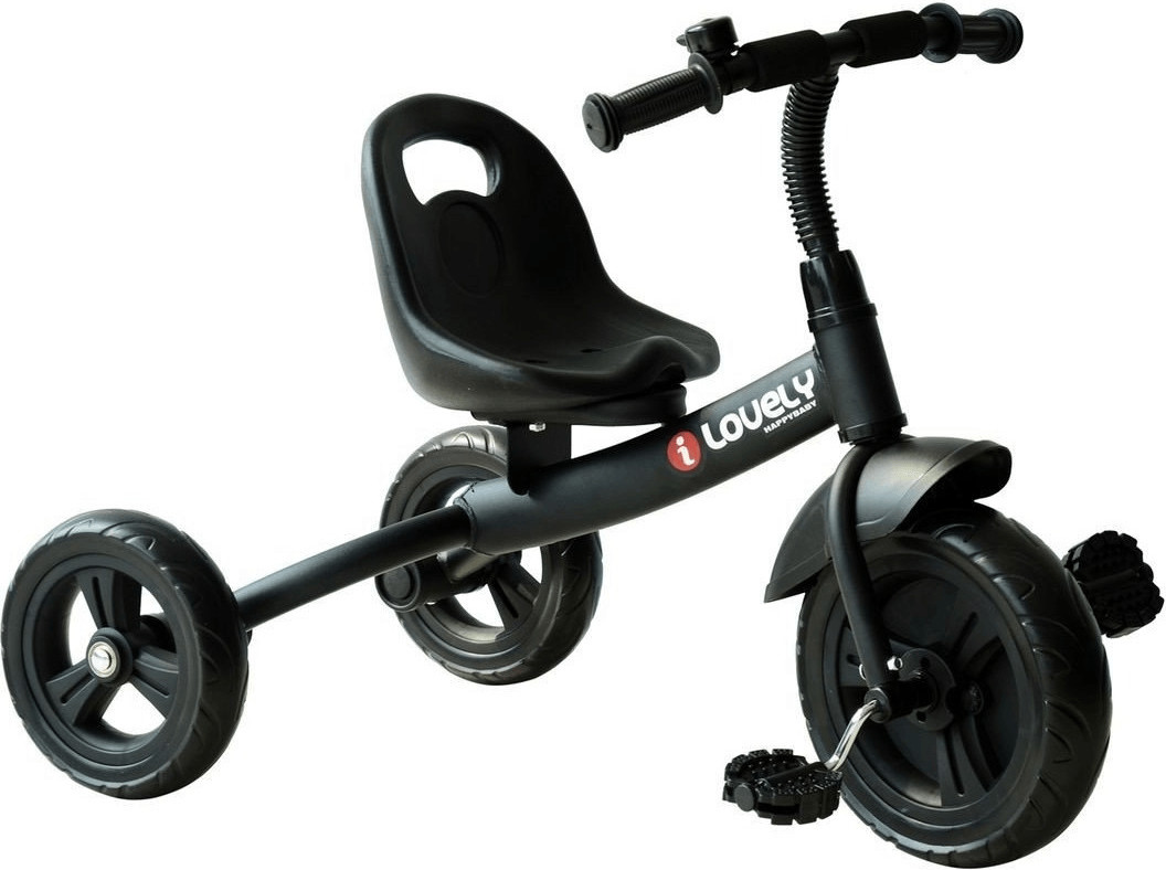 HomCom Tricycle multi-équipé noir