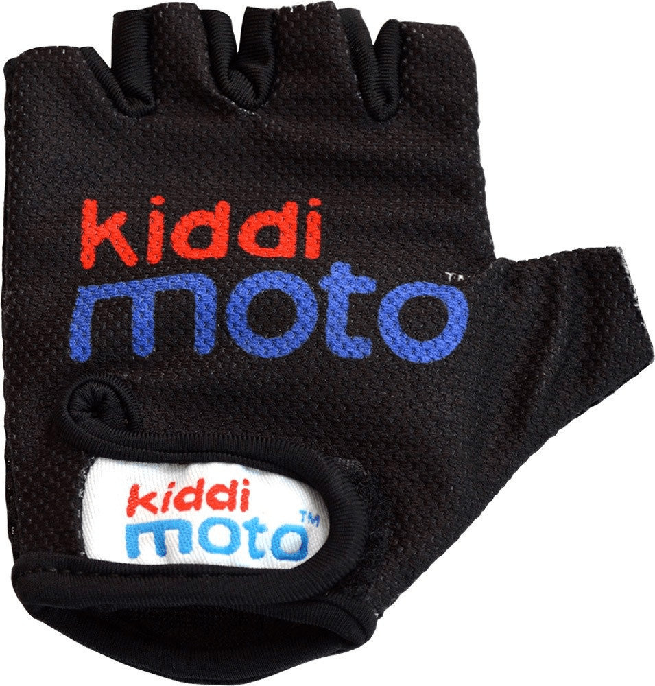 Kiddimoto Kids Black Cycling Gloves