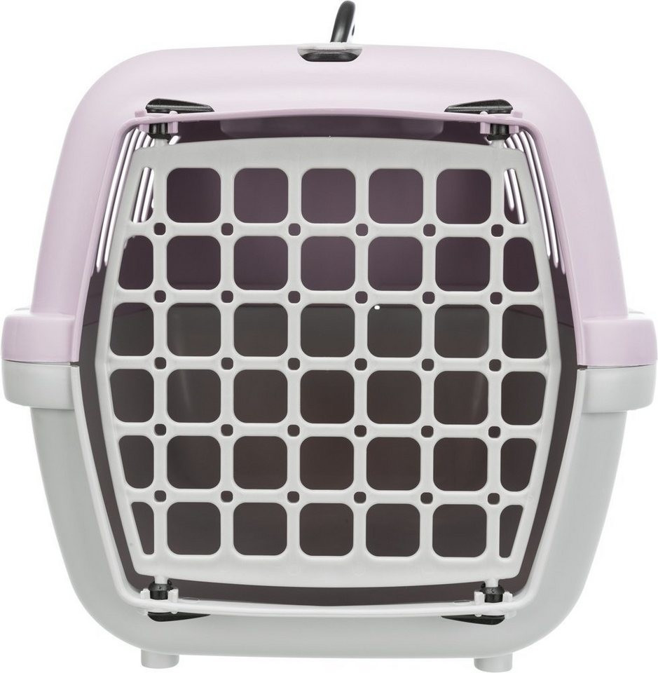 Trixie Caisse de transport pour chien gris clair/mauve