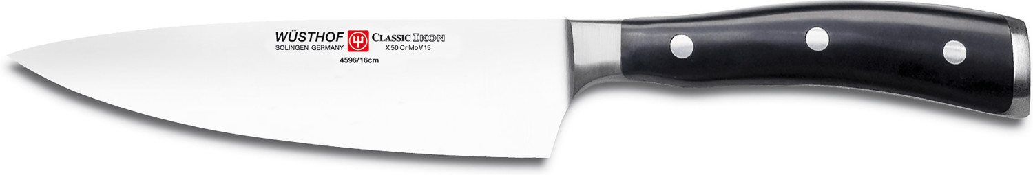 Wüsthof Classic Ikon Cook's Knife 16 cm black