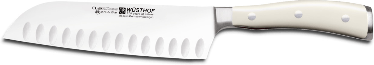 Wüsthof Santoku Classic Ikon 17 cm blanc