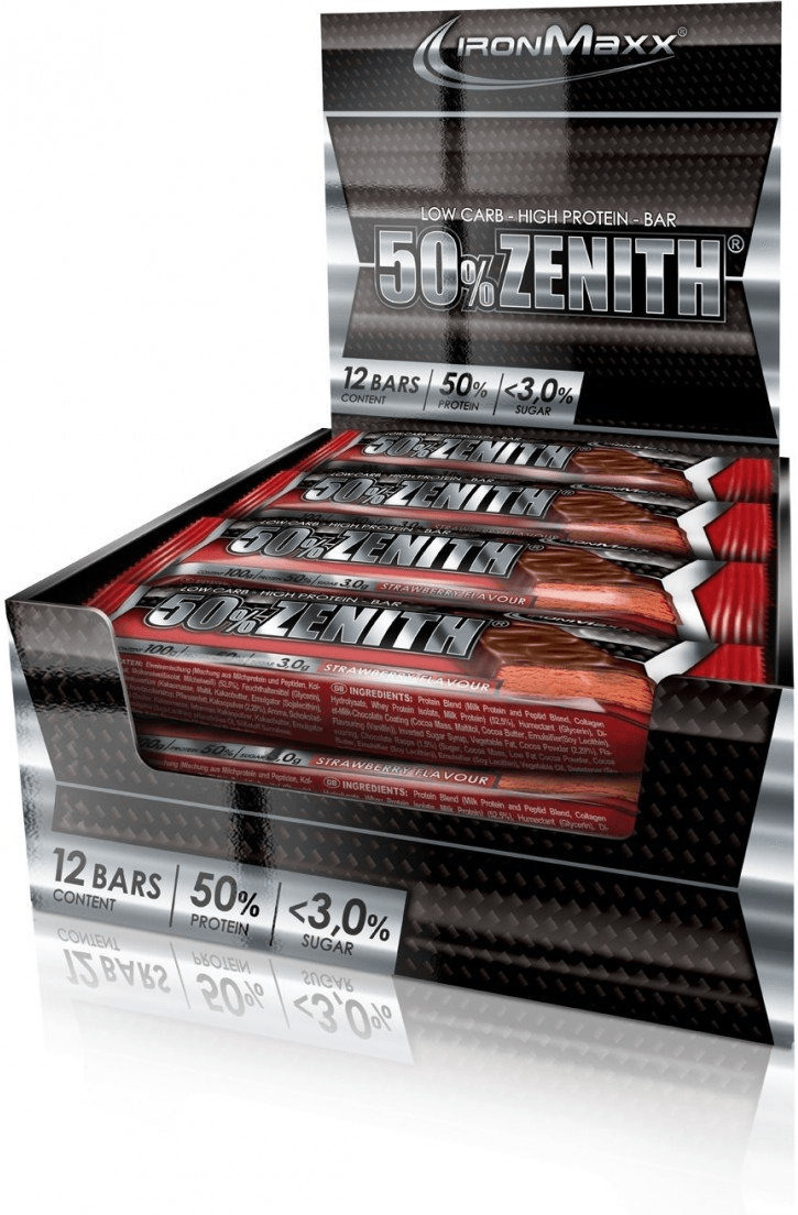 IronMaxx Zenith 50% Protein Bar 12x100g