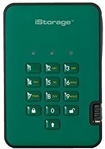 iStorage diskAshur 2-SSD 128 Go vert
