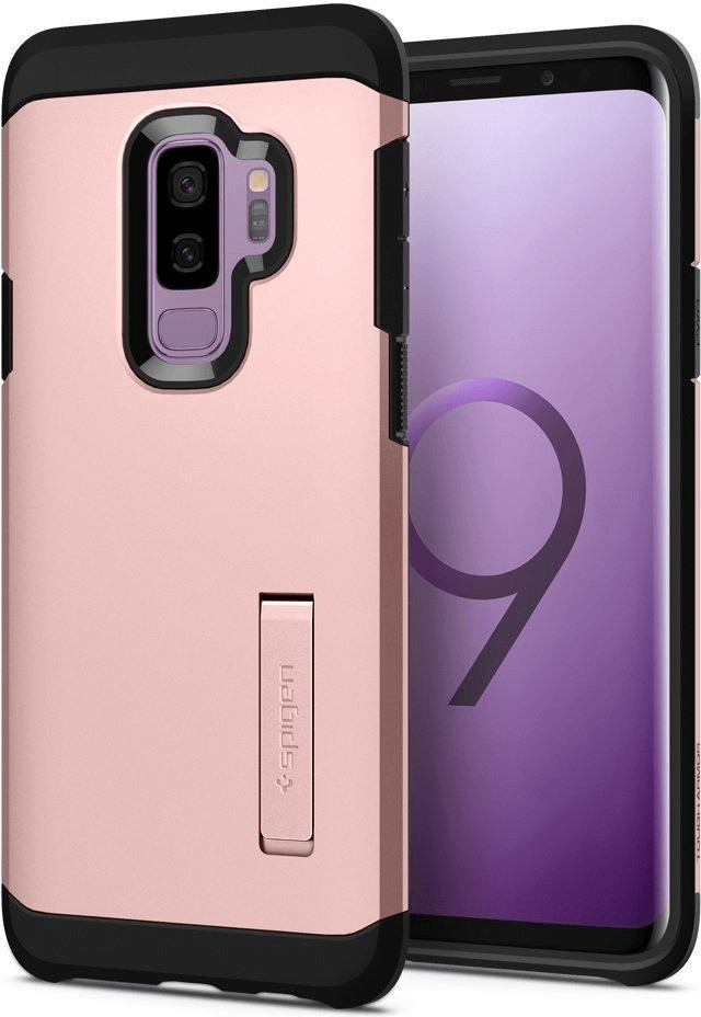 Spigen Coque Tough Armor (Galaxy S9 Plus) or rose