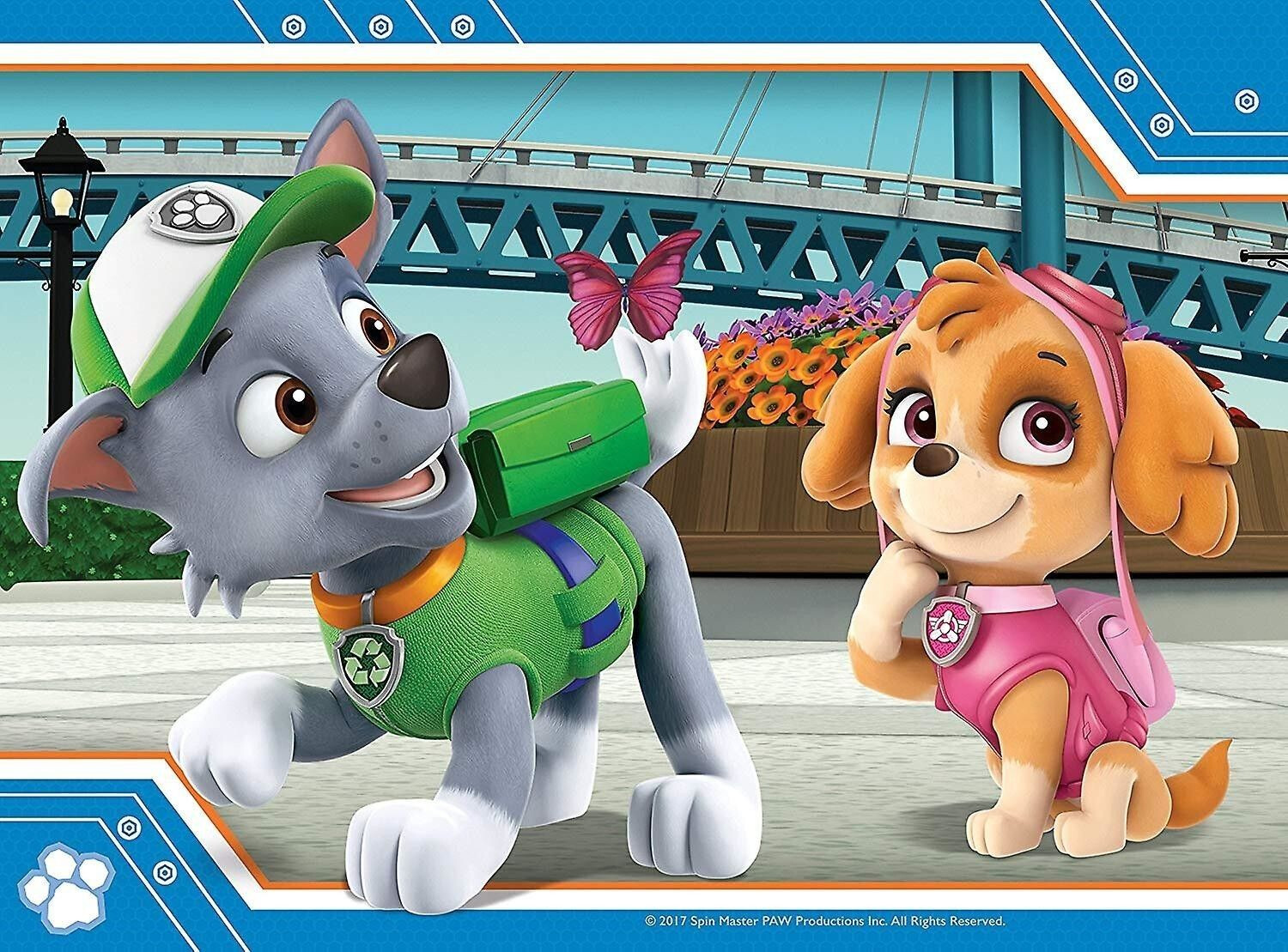 Ravensburger paw patrol 4 in a box store puzzle
