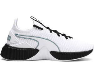 puma defy trainers white