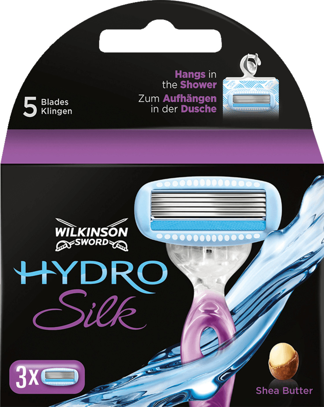 Wilkinson Hydro Silk Blades Shea Butter (3 pcs.)