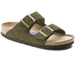 Olive green sales suede birkenstocks