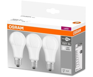 6x OSRAM LED Glühlampe // E27 // dimmbar // 15W = 100W // kaltweiß  4000K //  A+ 