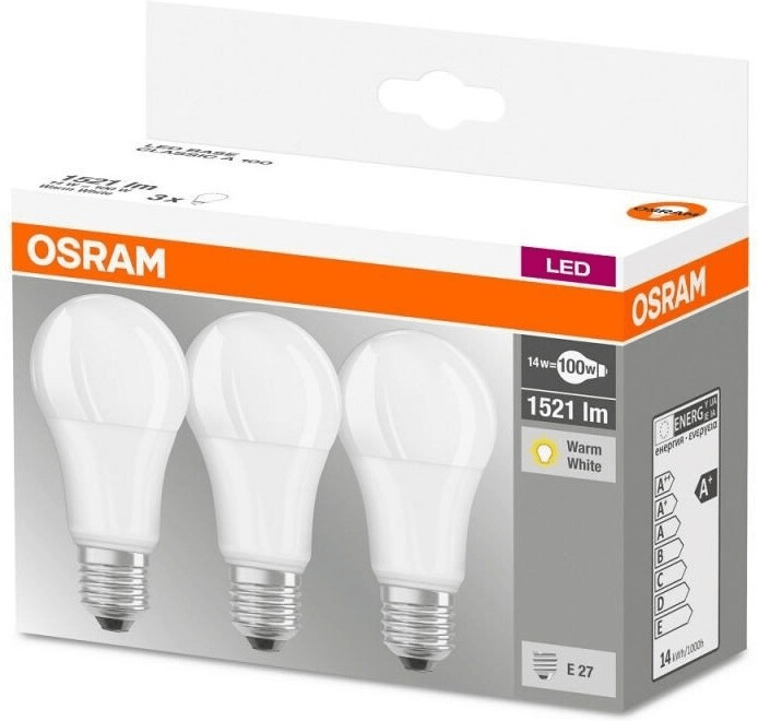 OSRAM LED STAR Ampoule LED, Forme Classique, Culot E27, 14,5W