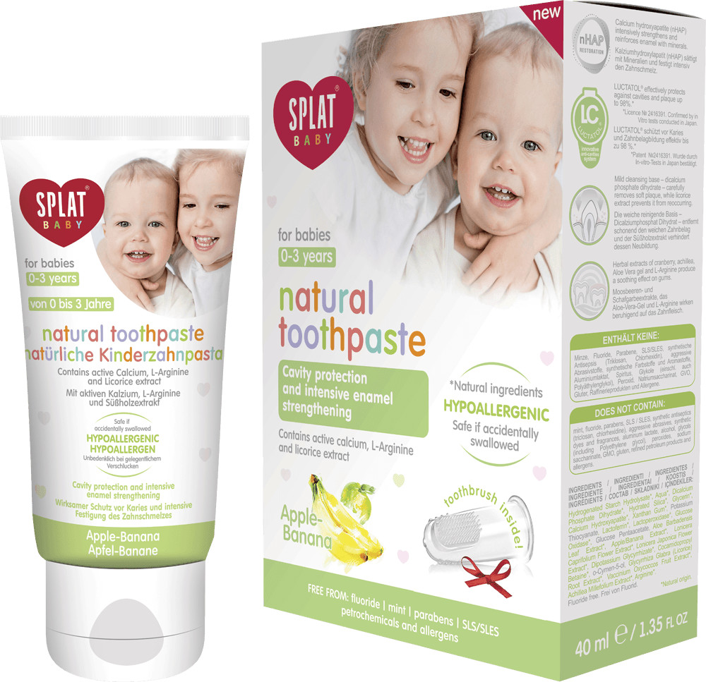 Splat Baby Natural Toothpaste Apple-Banana (40 ml)