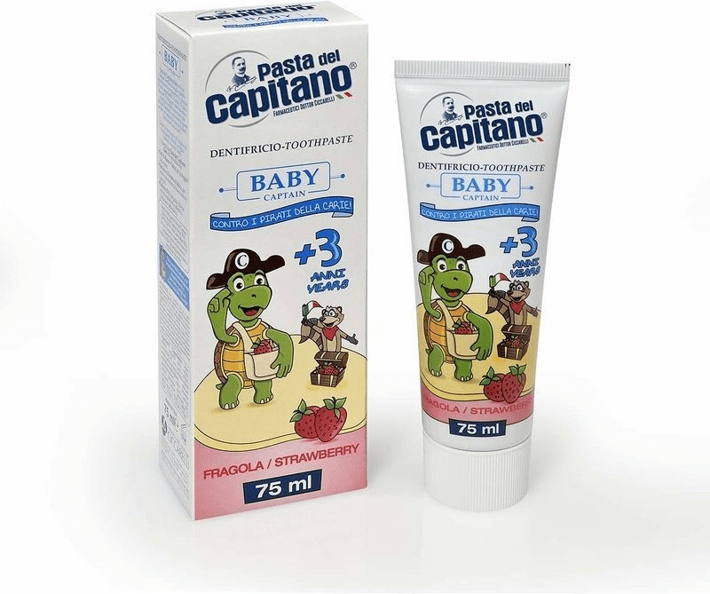 Pasta del Capitano Junior Toothpaste +3 Years (75 ml)