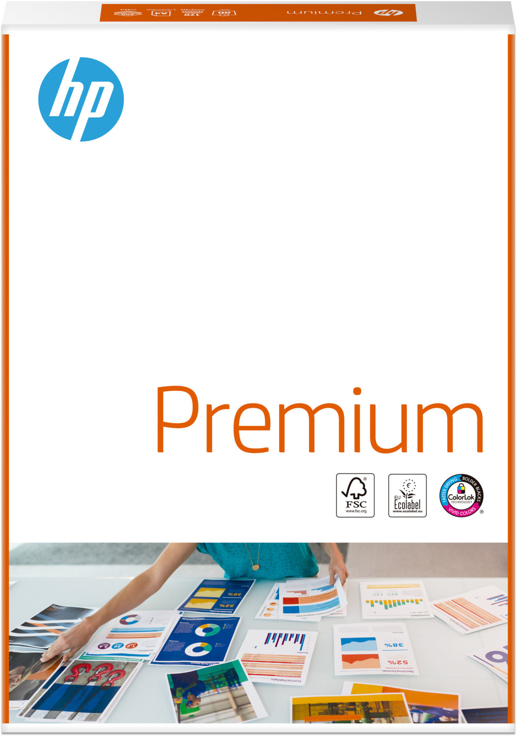 HP Premium Papier d'Imprimerie CHP 853 : 90g, A4, 250 Feuilles