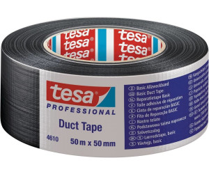 4610 50m x 50 mm Original TESA Panzertape silber Gewebeband Gaffa Duct Tape 