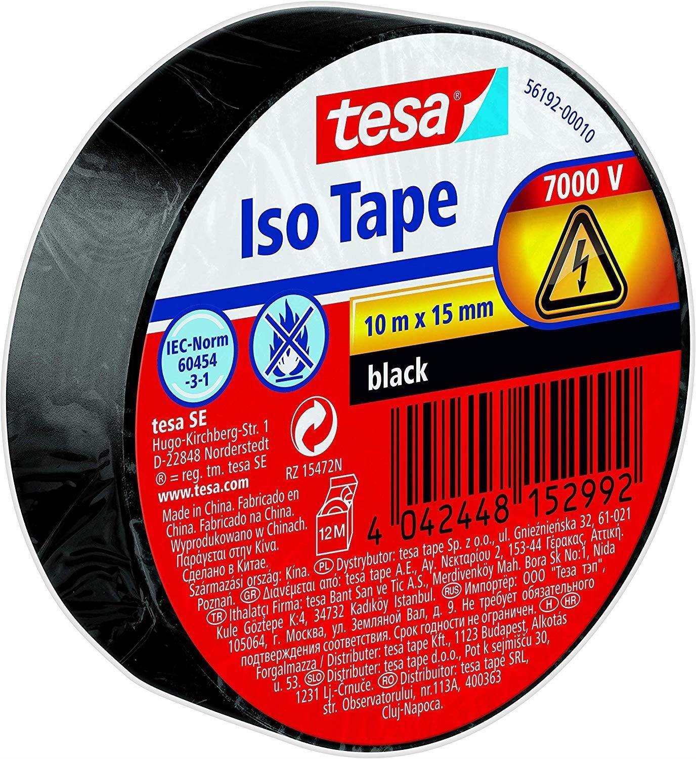 tesa schwarz 10m x 15mm (56192-10-02) ab 0,99 €
