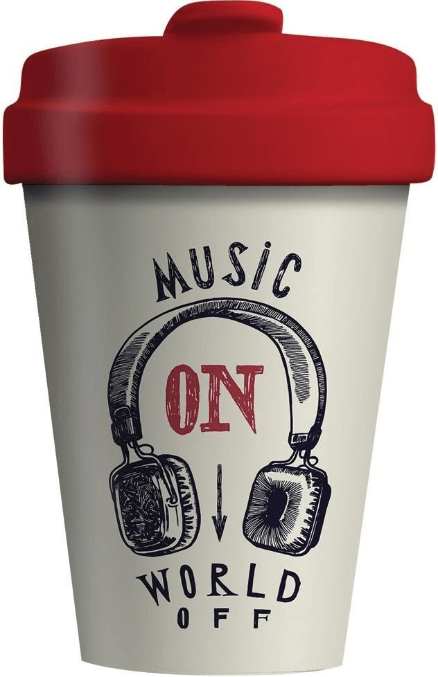 Chic.mic BambooCup Travel Mug 400 ml Music on