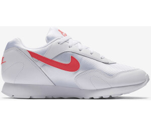 nike outburst trainers in white and pink
