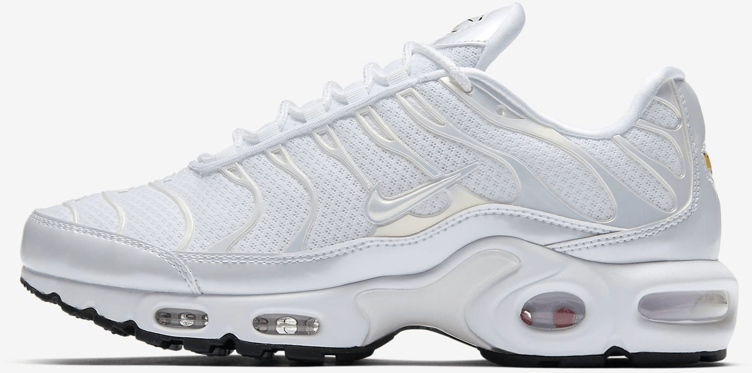 nike air max plus premium white