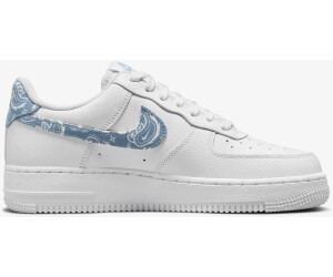 Nike air force 1 07 weiß blau clearance