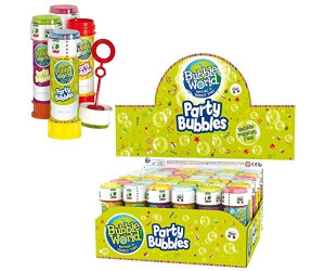 Dulcop Party Pack – 6 Tubes De Bulles De Savon 60 Ml Avec Baguettes, Idéal Anniversaire Et Jeux En Plein Air