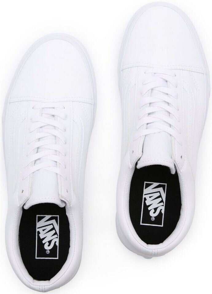 Vans classic tumble old skool white new arrivals