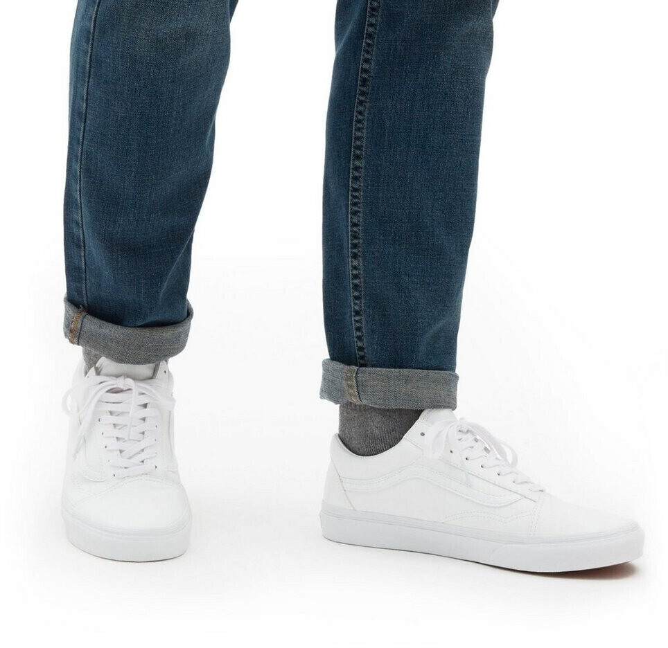 Vans old skool lite classic tumble true white 2025