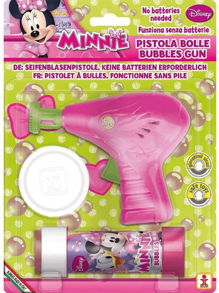 Dulcop Bubble Gun - Small (blister) Minnie