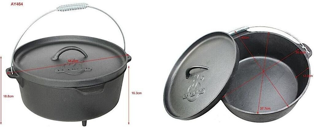 El Fuego Dutch Oven 11,28 L