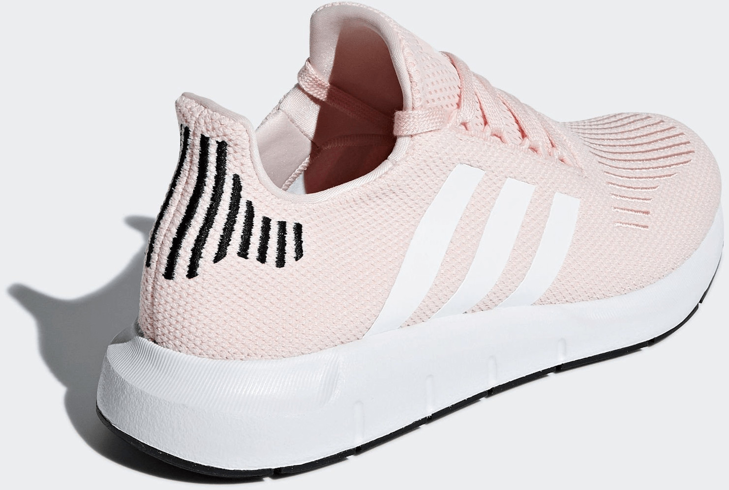 adidas swift run grey icey pink