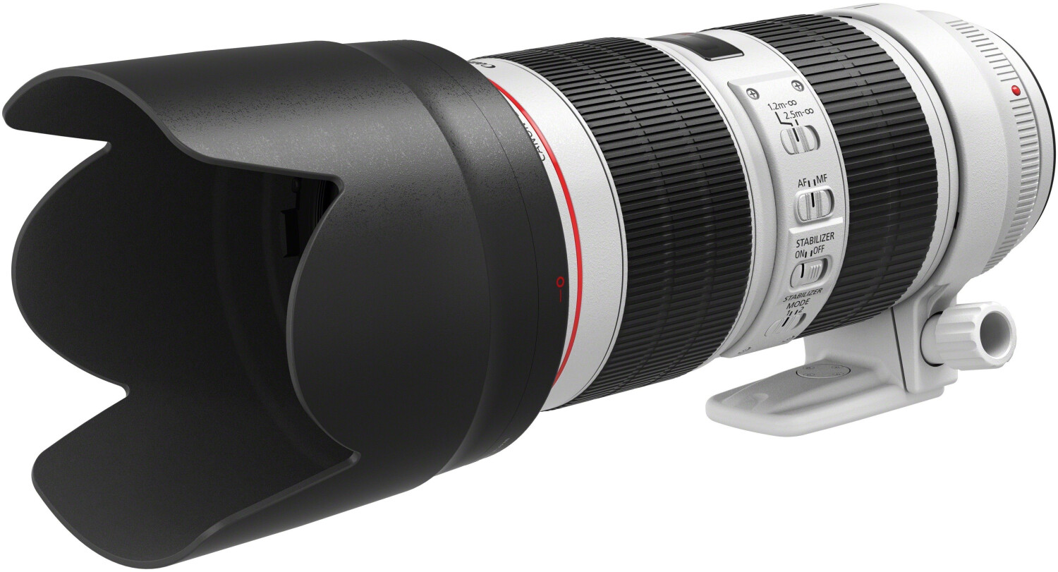 Lente teleobjetivo Canon EF de 70-200mm f2.8L IS II USM, lente de