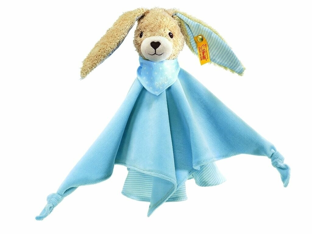 Steiff Doudou lapin Hoppel bleu