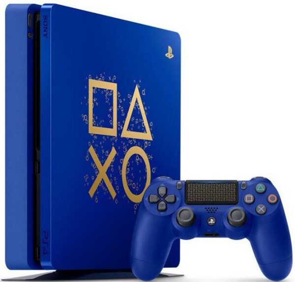 Sony PlayStation 4 (PS4) Slim 500GB Days of Play Edition Limited Edition + 2 Controller, Bild 2
