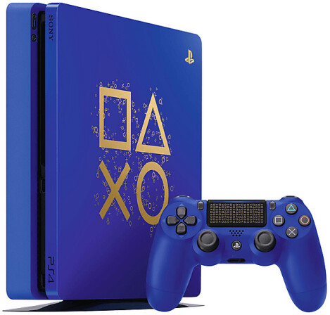 Sony PlayStation 4 (PS4) Slim 500GB Days of Play Edition Limited Edition + 2 Controller, Bild 7