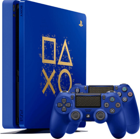 Sony PlayStation 4 (PS4) Slim 500GB Days of Play Edition Limited Edition + 2 Controller, Bild 8