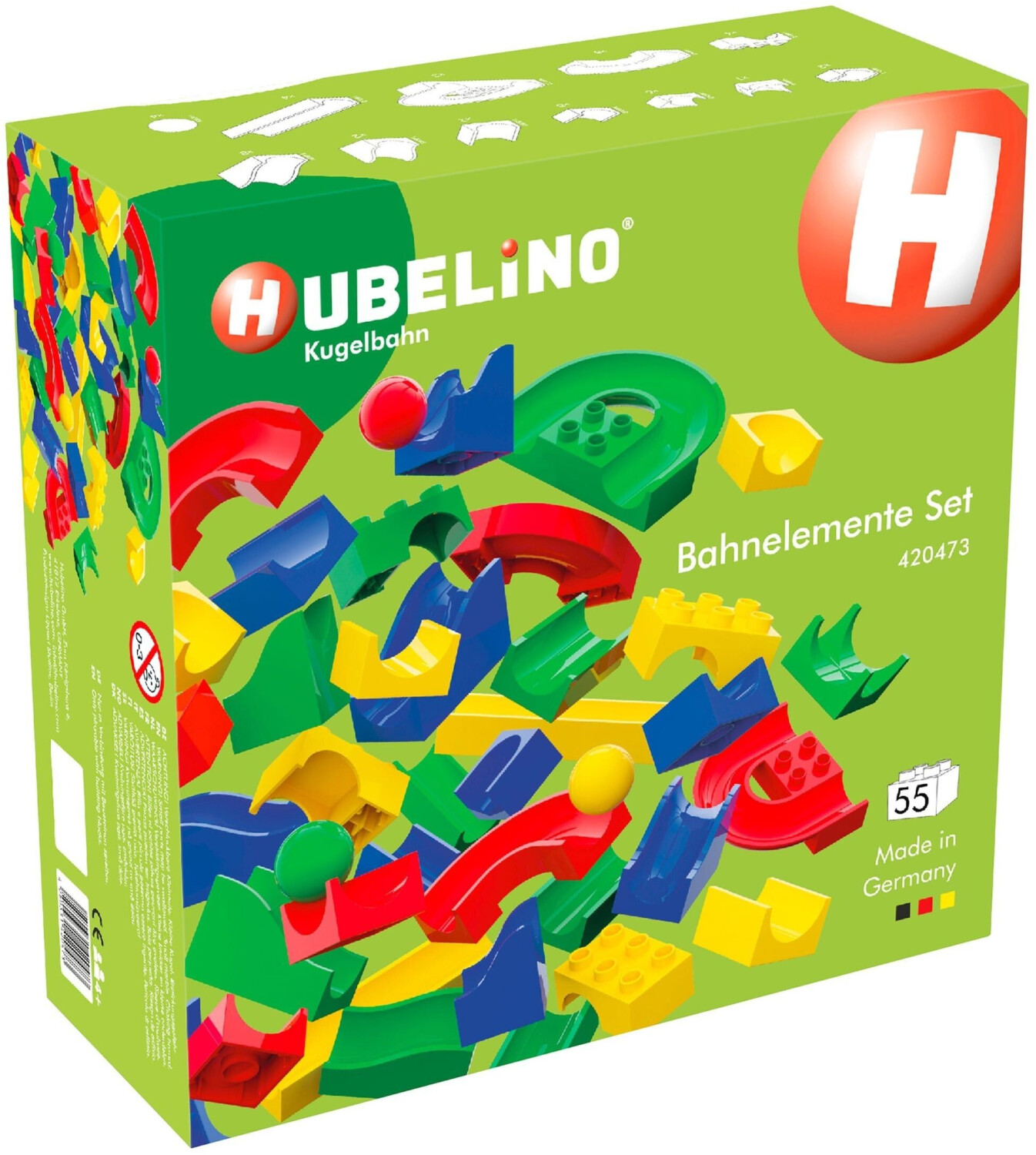 Hubelino Train Elements Set (55 pcs.)