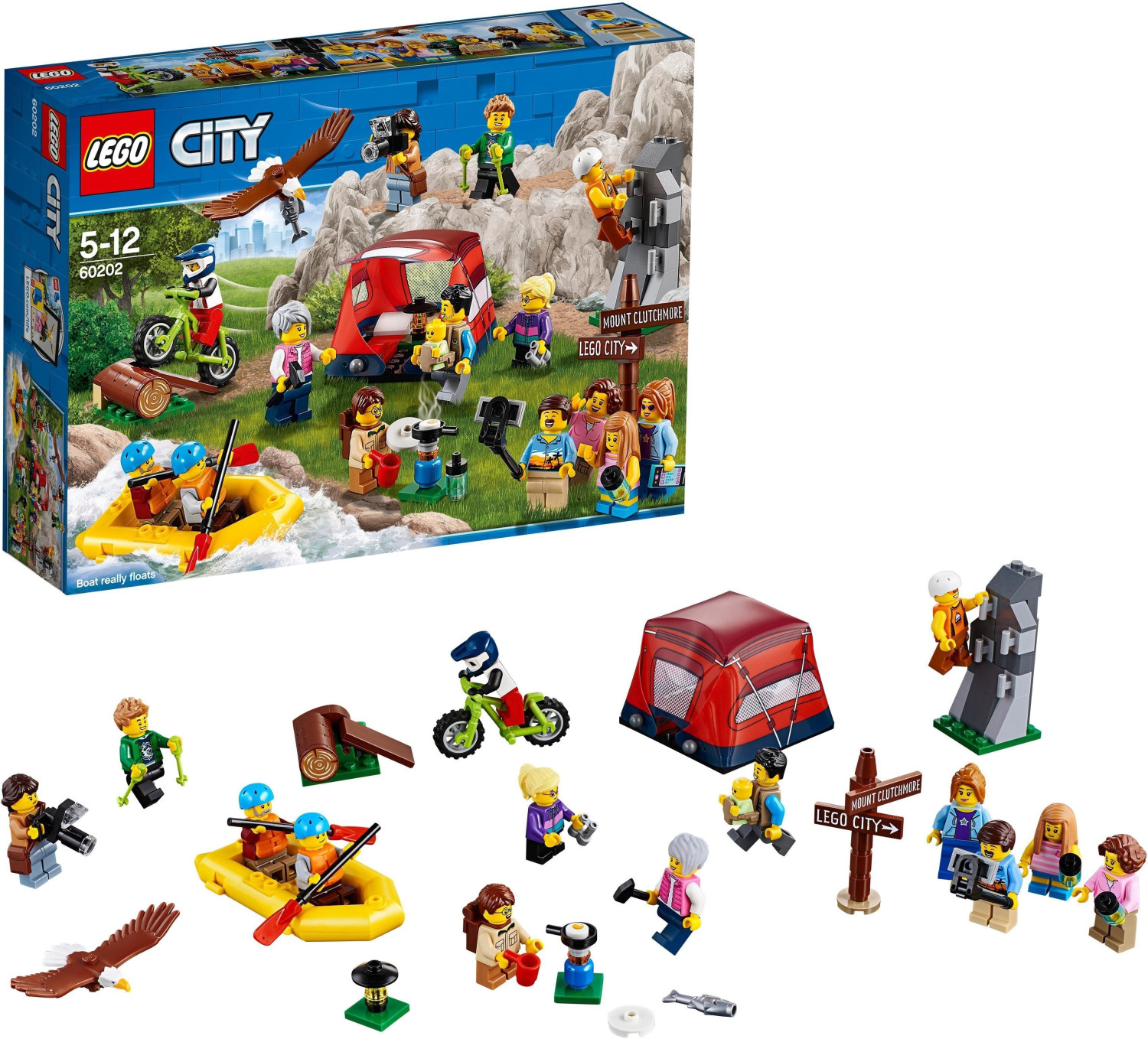 LEGO City Ensemble de figurines Les aventures en plein air