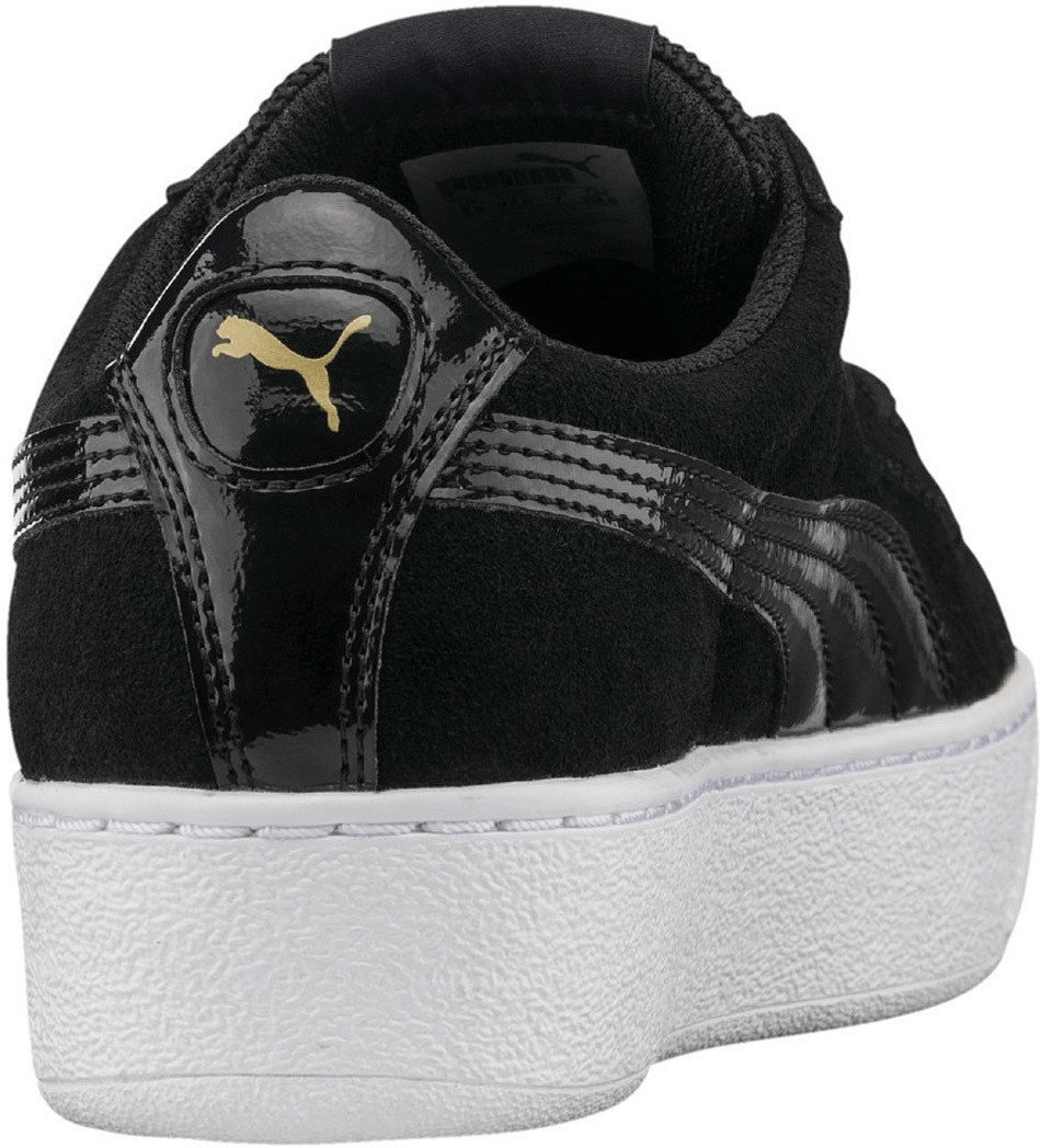 puma vikky black white