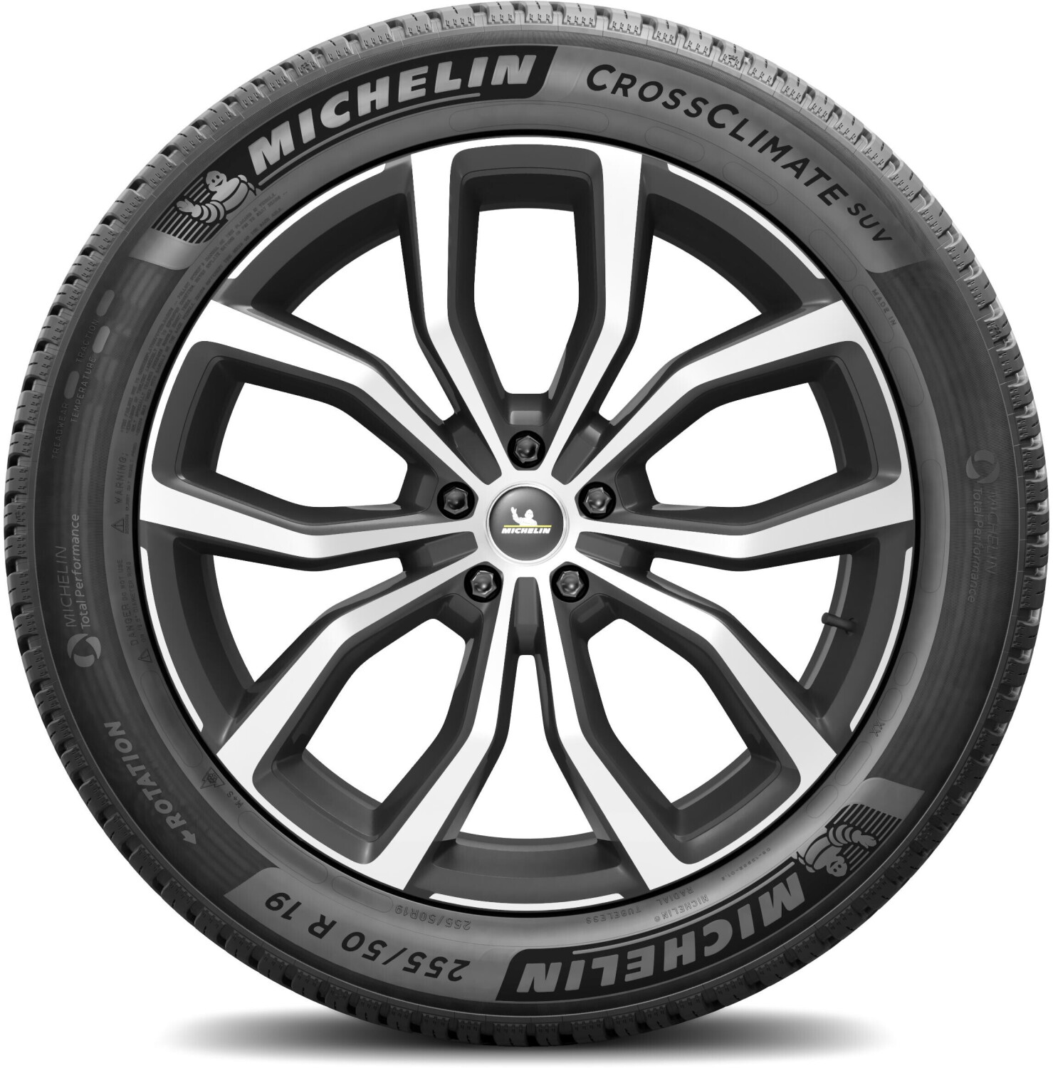 Michelin Pilot Sport 4 SUV Summer Tire - 255/50R19 107Y XL, Standard BSW (Black Sidewall)