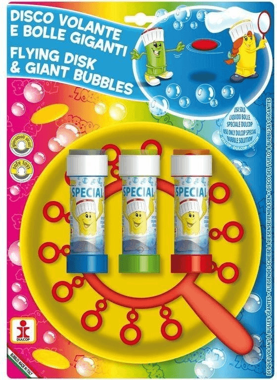 Dulcop Flying Disc & Giant Bubbles standard