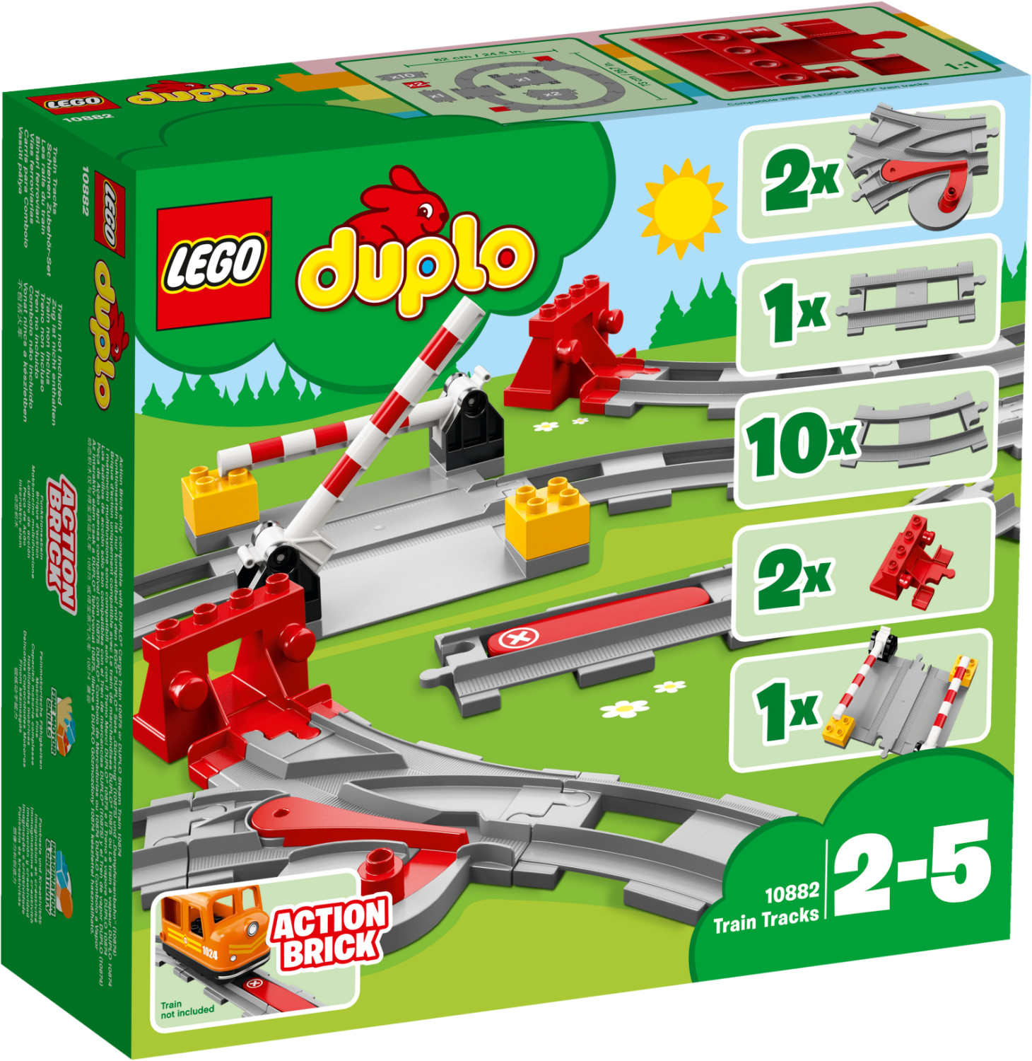 Lego duplo vias tren 2025
