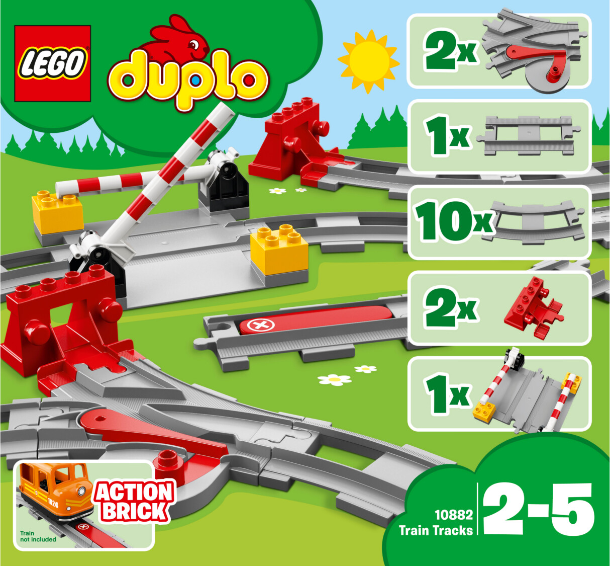 vias de tren lego