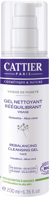 Cattier Gel Nettoyant Rééquilibrant (200 ml)