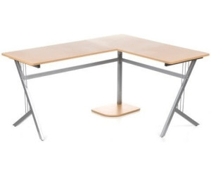 Eckschreibtisch Computertisch L-Form Schreibtisch Buche Eiche WORKSPACE BASIC