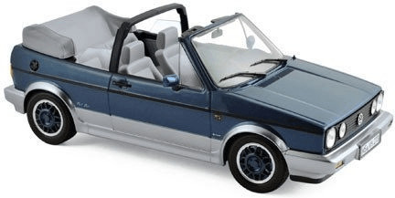 Norev Volkswagen Golf Cabriolet « Bel Air » 1992 bleu metallisé 1:18 (188404)