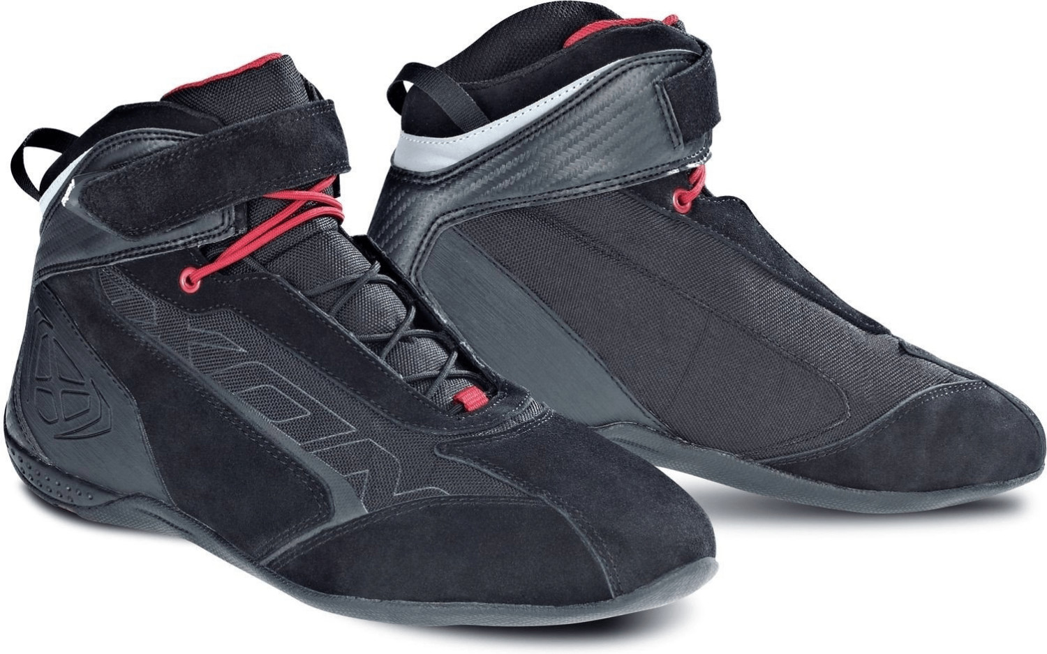 IXON Bottes Speeder noir/rouge
