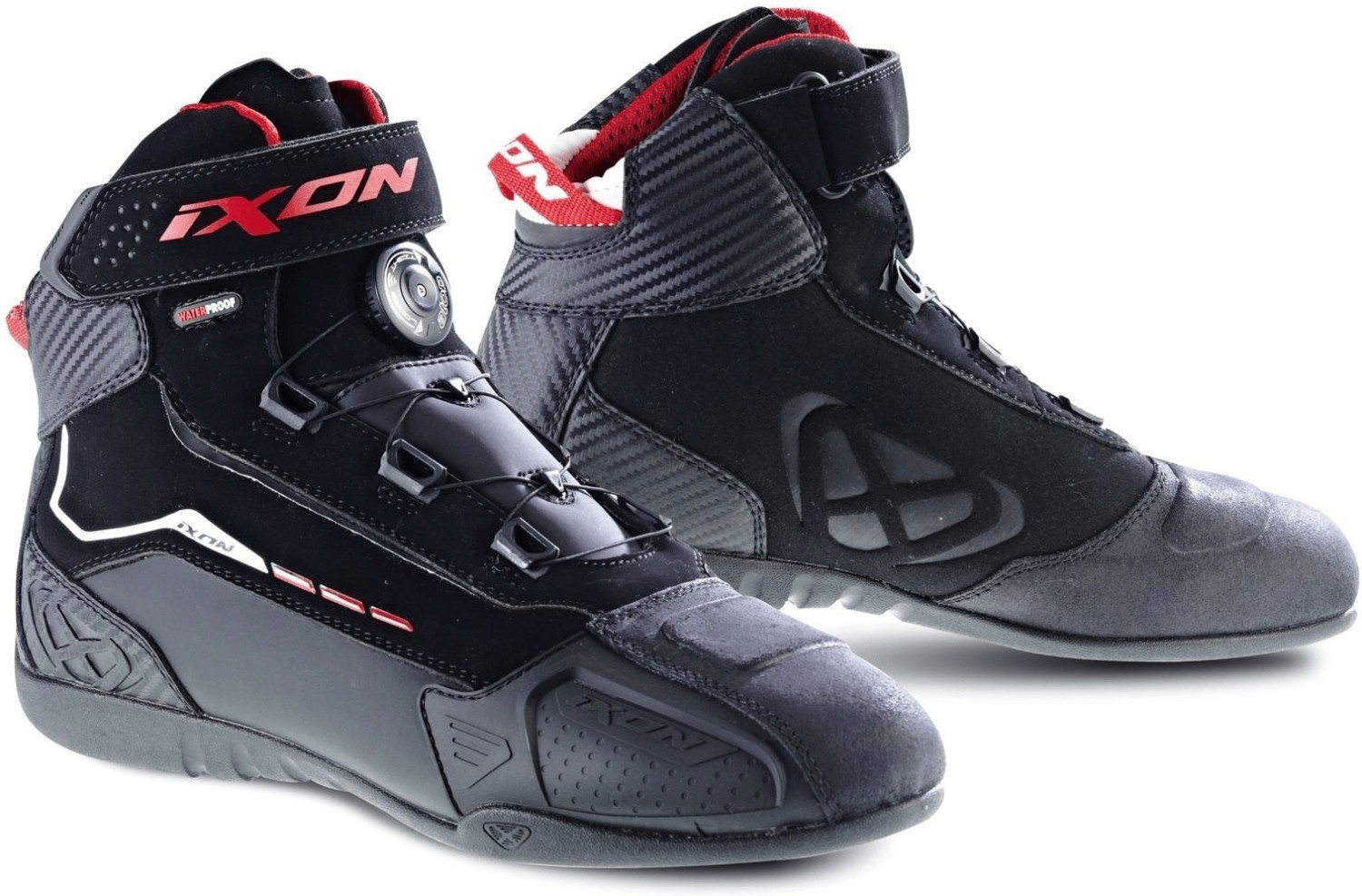 IXON Bottes Soldier Evo noir/rouge