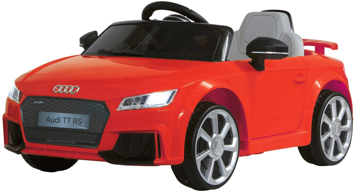 Kinderfahrzeug Elektro Auto Audi TTRS Lizenziert Nardo grau