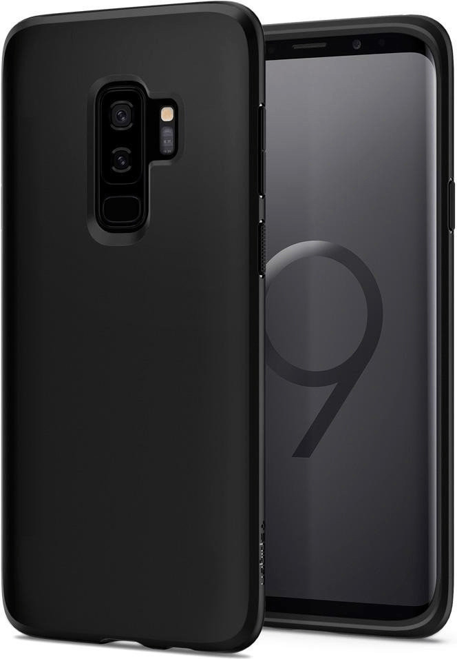 Spigen Coque Liquid Crystal (Galaxy S9 Plus) noir