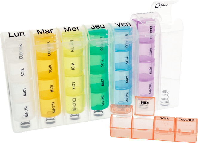 Estipharm France Pilulier 7 jours rectangulaire