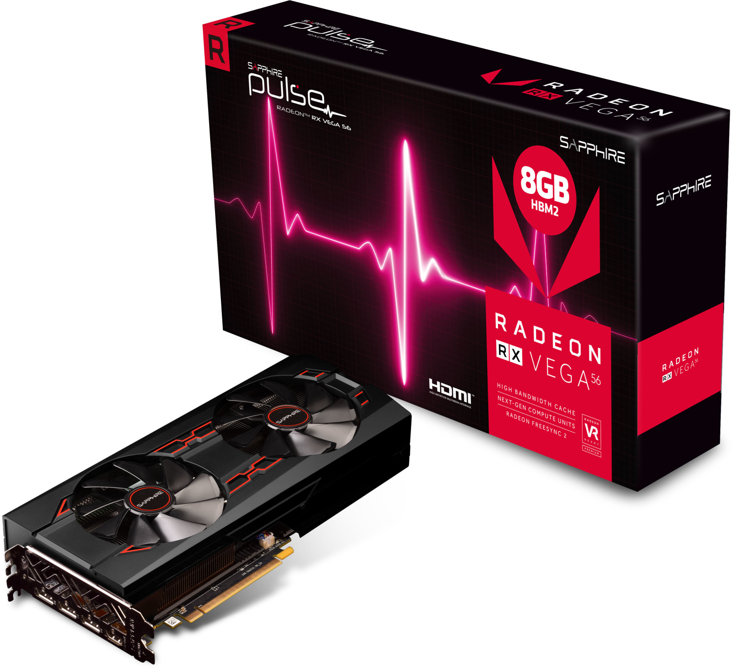 Sapphire Radeon RX Vega56 Pulse 8 Go HBM2